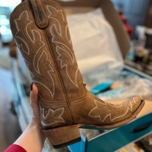 Lane Boots Saratoga 6.5 Brown Cowboy Boots